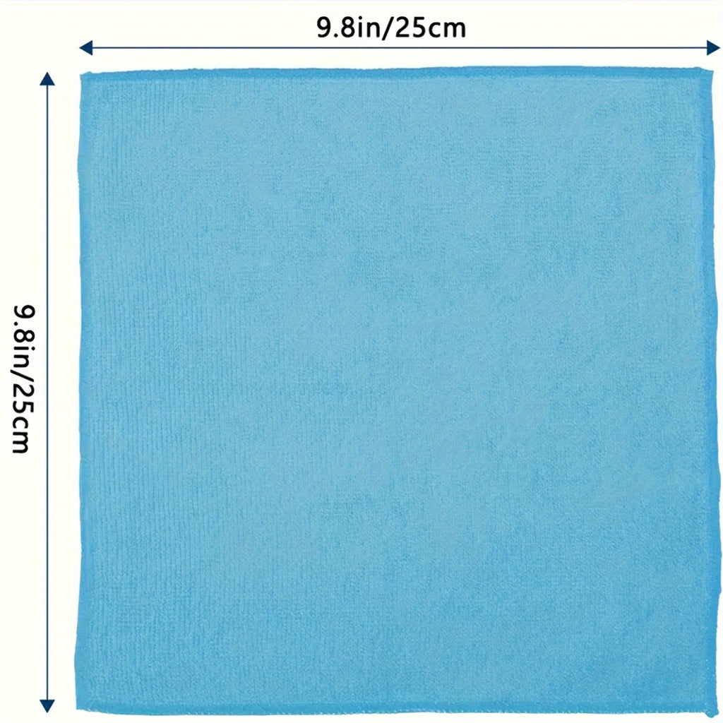 8/16/32-Pack Microfiber Cleaning Cloths - Reusable, Nonwoven, Super Absorbent, Non-Scratch Wipes for Dusting, Polishing, And Wiping in Kitchen, Car, Glass, Floors, And Furniture - Durable Household Cleaning Cloths