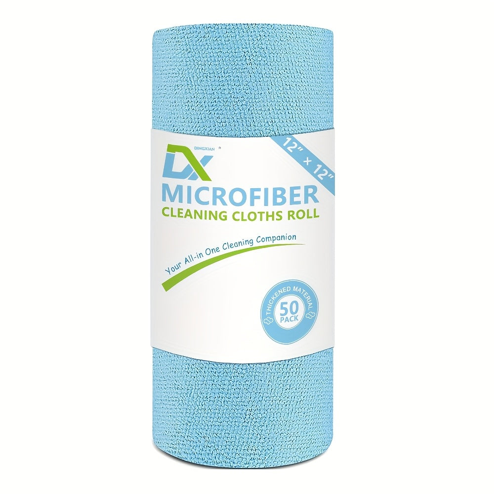 100 Pack Microfiber Cleaning Cloth - Super Absorbent Reusable Cleaning Cloth, 12 "X12" Scratch Free And Hairless for Cars, Kitchens, Homes, Bathrooms, Offices - Multi-Purpose Cleaning Products, Multifunctional Cleaning Cloth, Textured Surface Cloth
