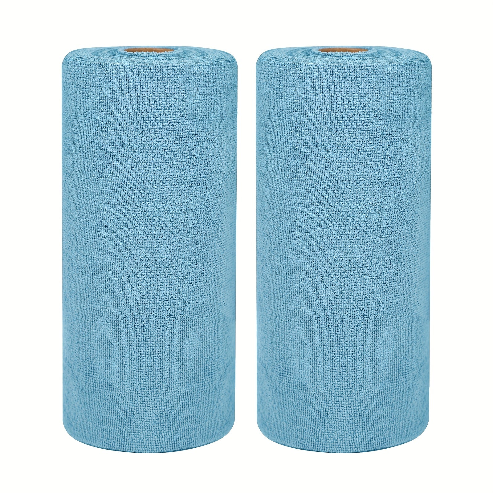 50 Pack Washable Reusable Cleaning Cloths Microfiber Towel Tear Away Cleaning Towels Roll 12×12 Absorbent Rags Drying Dishcloths For Kitchen House Car